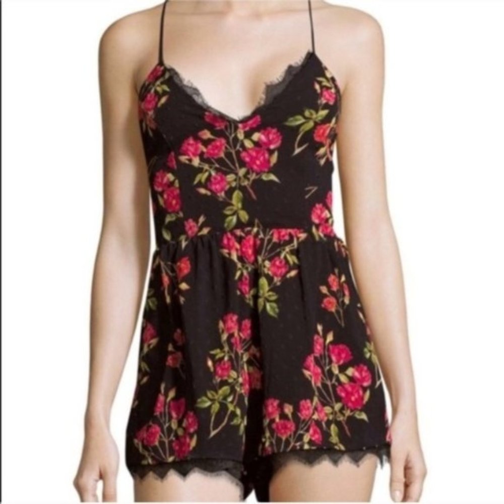 Sexy Floral NBD Romper from Revolve